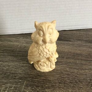 Vtg Italian Owl Sculpture by A. Santini